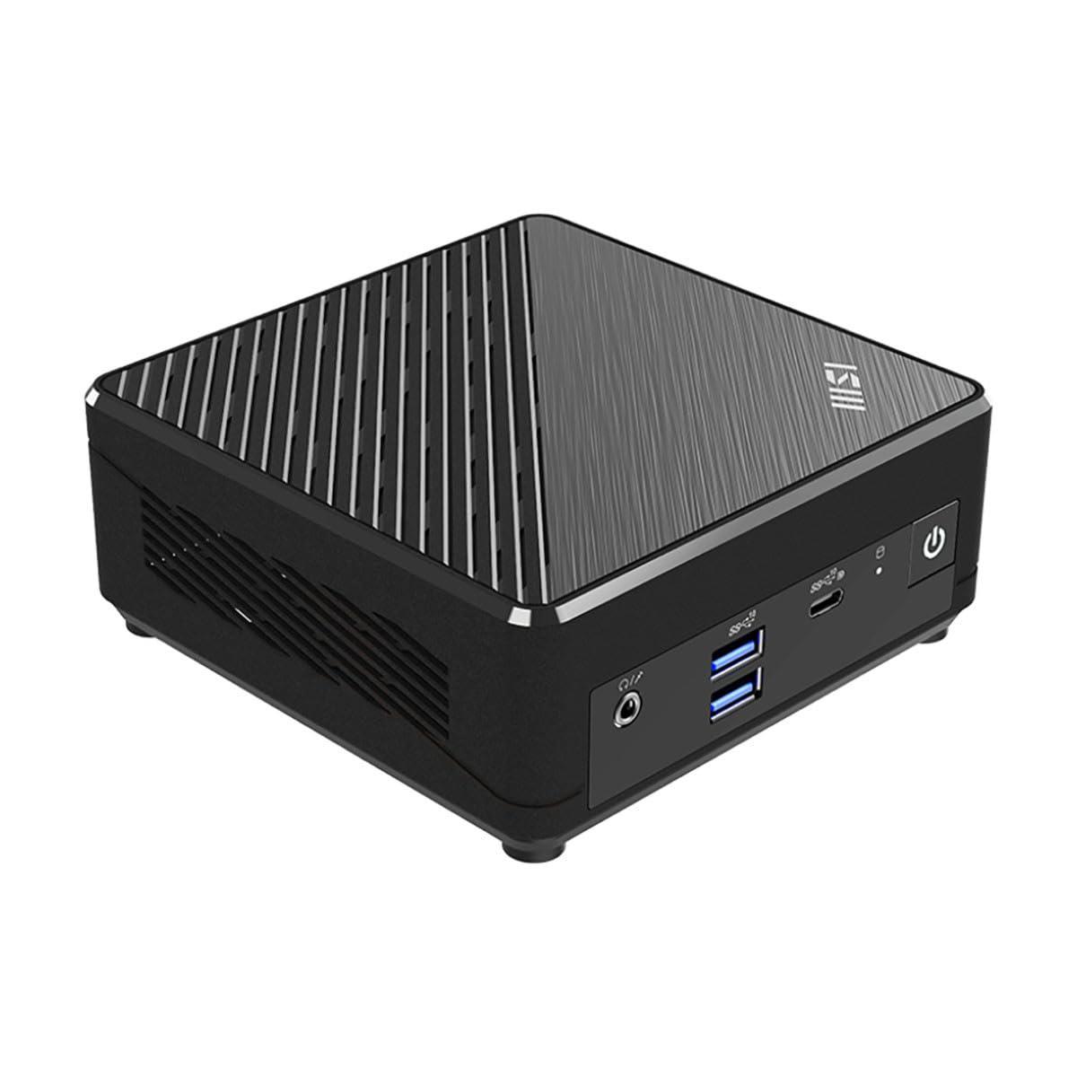 MSI MSI Cubi N ADL Barebone Mini PC: Intel Pentium N200, Intel UHD, WiFi, Dual Display, Type C: Black ADL S-054BUS