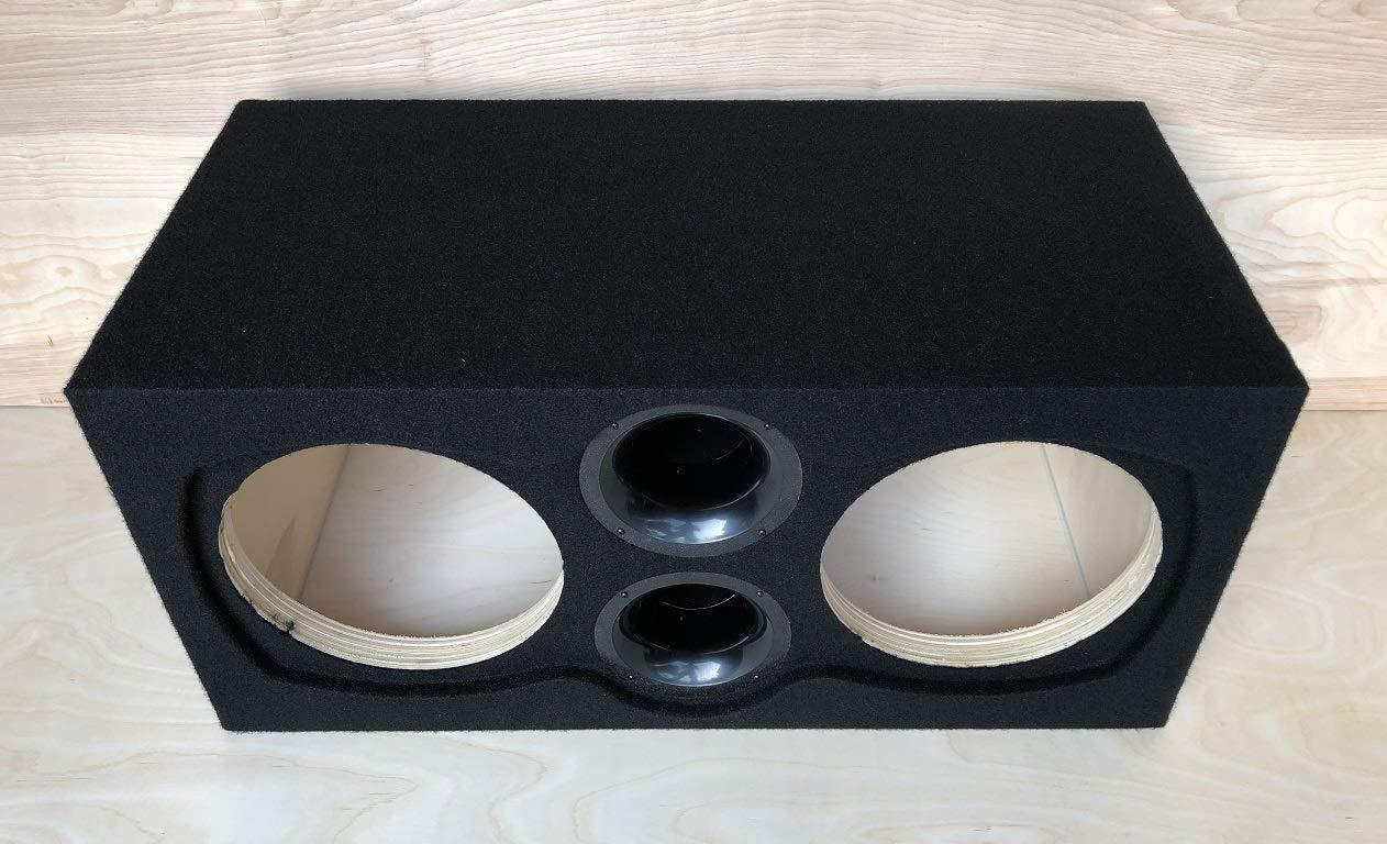Concept Enclosures, LLC Custom Ported Vented Sub Box Subwoofer Enclosure for 2 12\" Orion HCCA HCCA-12 Subs