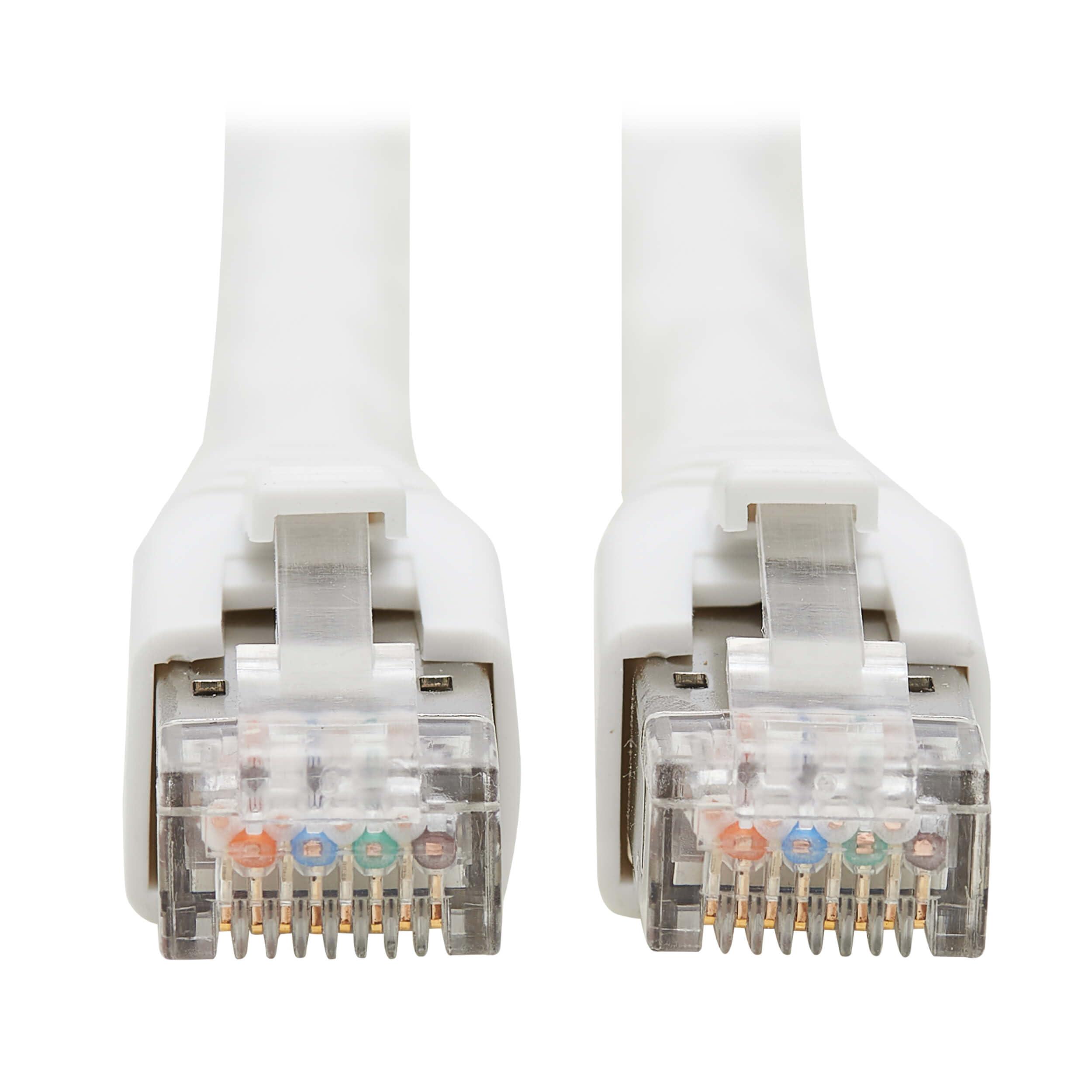 Tripp Lite Tripp Lite Cat8 40G PoE Shielded Ethernet Cable, 1 Foot / 0.3 Meters, White, High Speed, Power Over Ethernet, RJ45, Snagless SSTP, Male-to-Male, Network Patch LAN Cord, (N272-F01-WH)