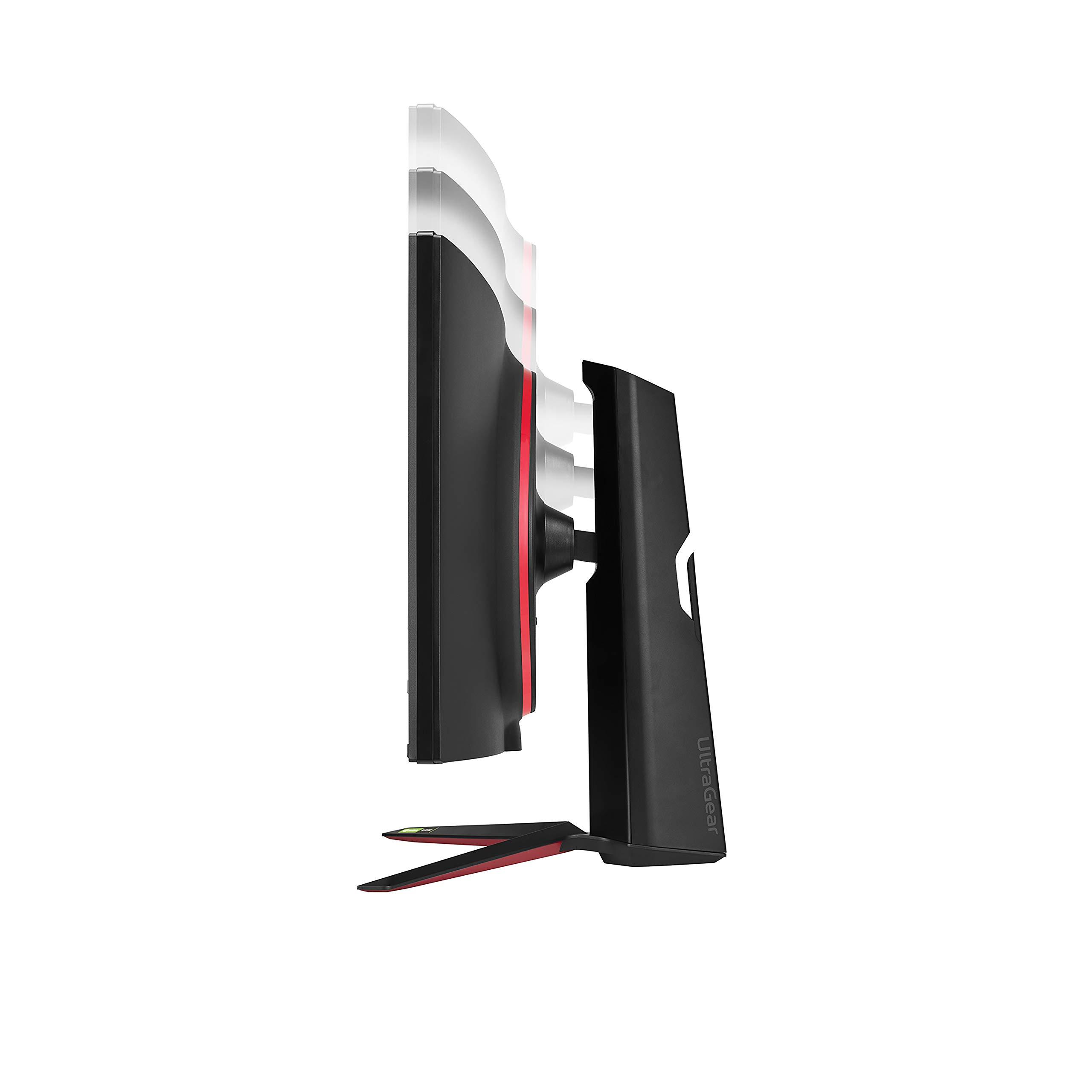 LG LG UltraGear QHD 34-Inch Curved Gaming Monitor 34GP83A-B, Nano IPS 1ms (GtG) with VESA DisplayHDR 400, NVIDIA G-SYNC, and AMD FreeSync Premium, 144Hz, Black