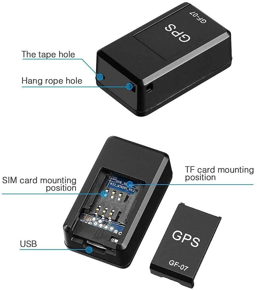 Vape and Wires Vape and Wires GPS Tracker for Vehicles, Mini Magnetic GPS Real time Car Locator, Full USA Coverage, No Monthly Fee, Long Standby GSM SIM GPS Tracker for Vehicle/Car/Person Model 2022A