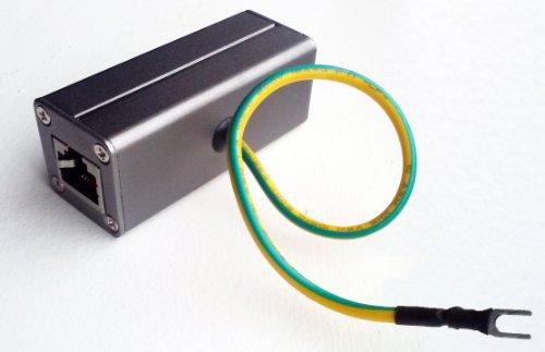 RiteAV RiteAV - Outdoor Ethernet POE+ / RJ-45 Surge Protector (Shielded) for Thunder & Lightning Protection (Gigabyte)