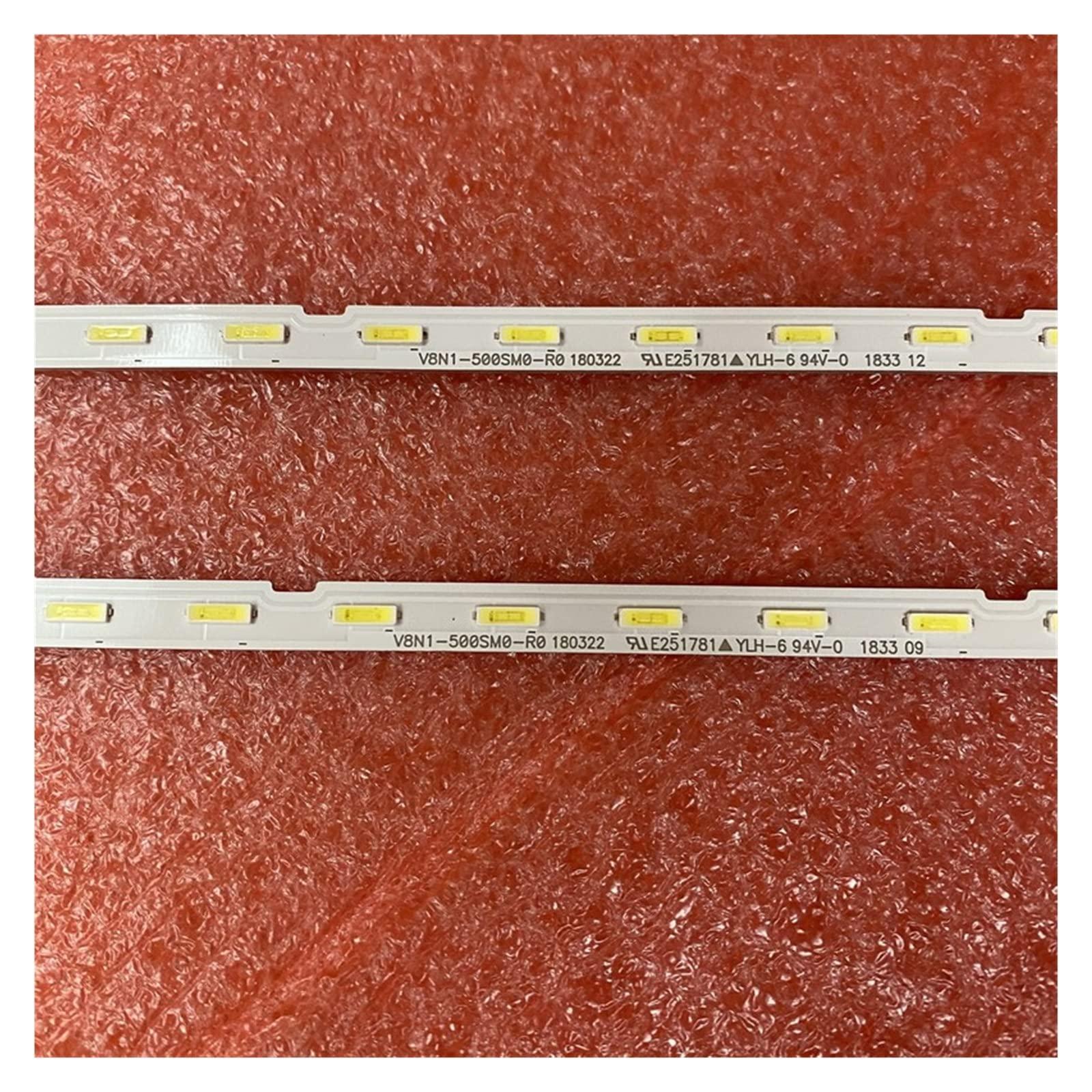 ROTEMADEGG 2pcs LED bar Compatible with Samsung BN96-45952A UN50RU7400 UN50RU7100 UE50NU7099 UE50RU7092U UN50NU7300 UE50RU7100 UA50RU7100 UE50RU7025 (Color : 2 PCS for 1 TV)