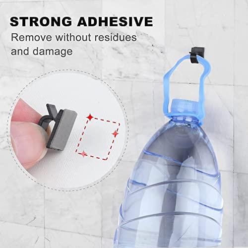 TidyHelper Small Black Adhesive Cable Clips and Clear Adhesive Wire Clips Bundle