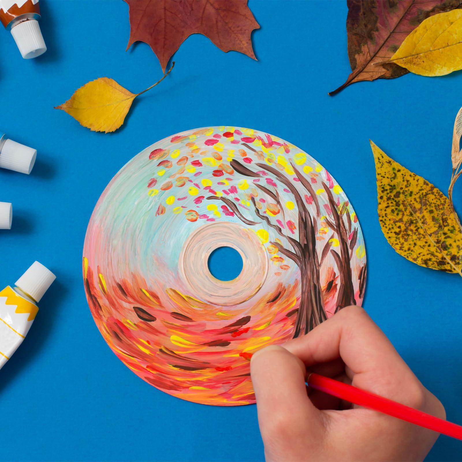 uxcell uxcell 6Pcs Blank Vinyl Records 10 Inch Fake Record Vintage Decoration, PVC Plain Faux Blank Vinyl Records, Retro Vinyl Records for Home Studio Room Wall Aesthetic