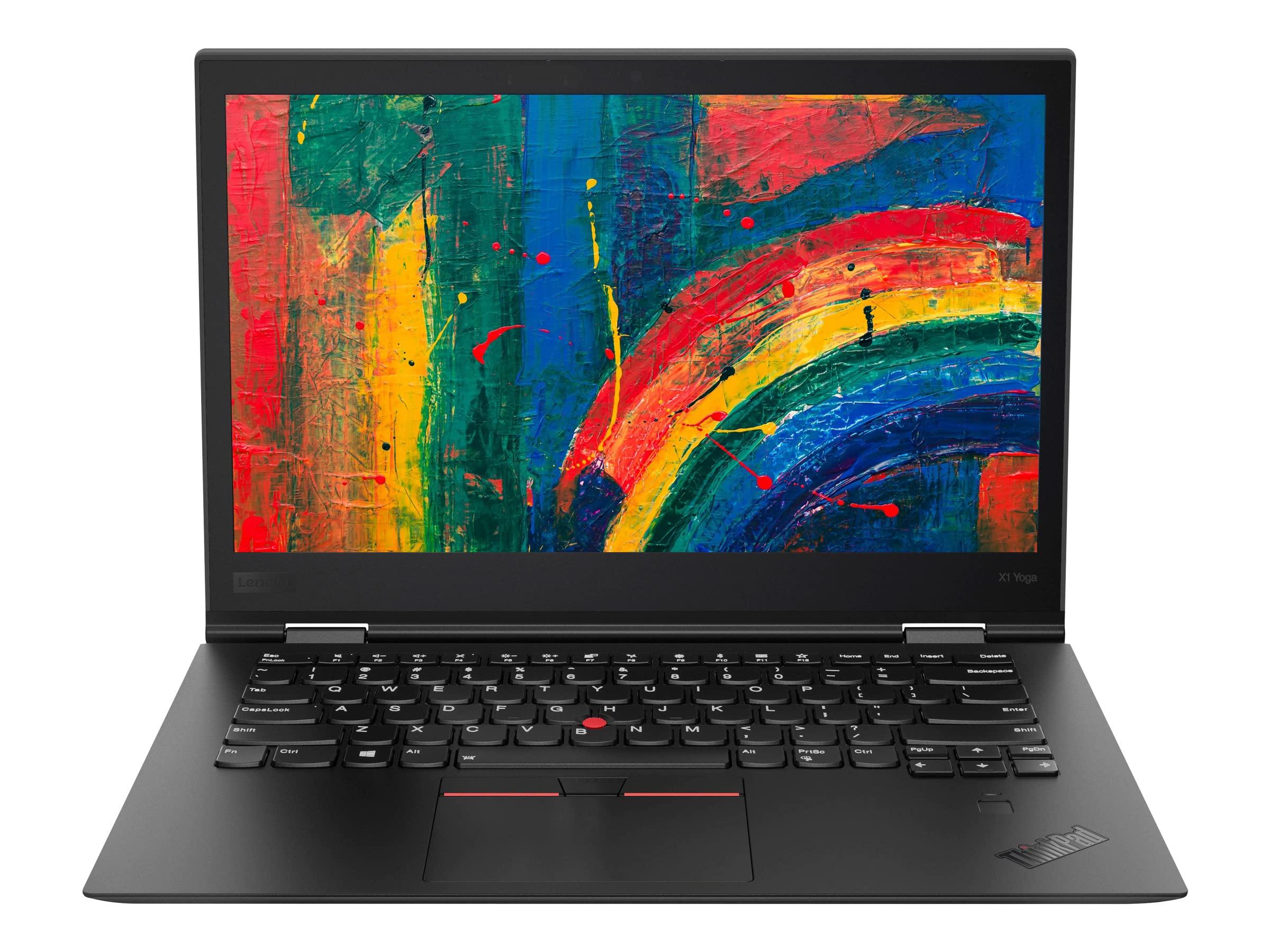 Lenovo Lenovo ThinkPad X1 Yoga (3rd Gen) i7 8650U 1.9Ghz 14" 2-in-1 Convertible Laptop, 16GB RAM, 1TB NVMe PCIe M.2 SSD, FHD 1080p, Thunderbolt 3 USB-C, Webcam, Windows 11 Pro (Renewed)