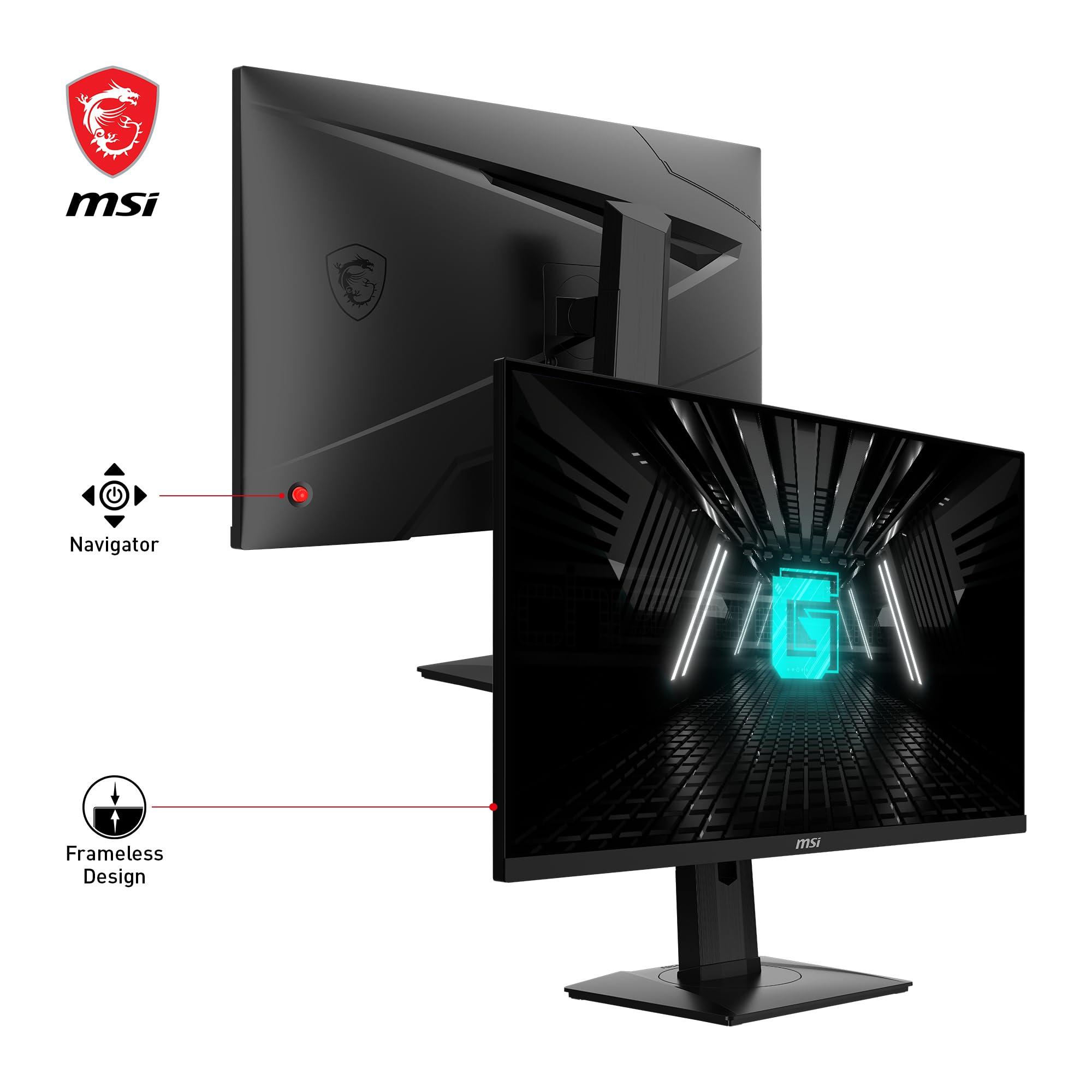 MSI MSI G274QPF-QD, 27" Gaming Monitor, 2560 x 1440(QHD), IPS, 170Hz, FreeSync Premium, HDR400, HDMI, Displayport, USB C, Tilt, Black
