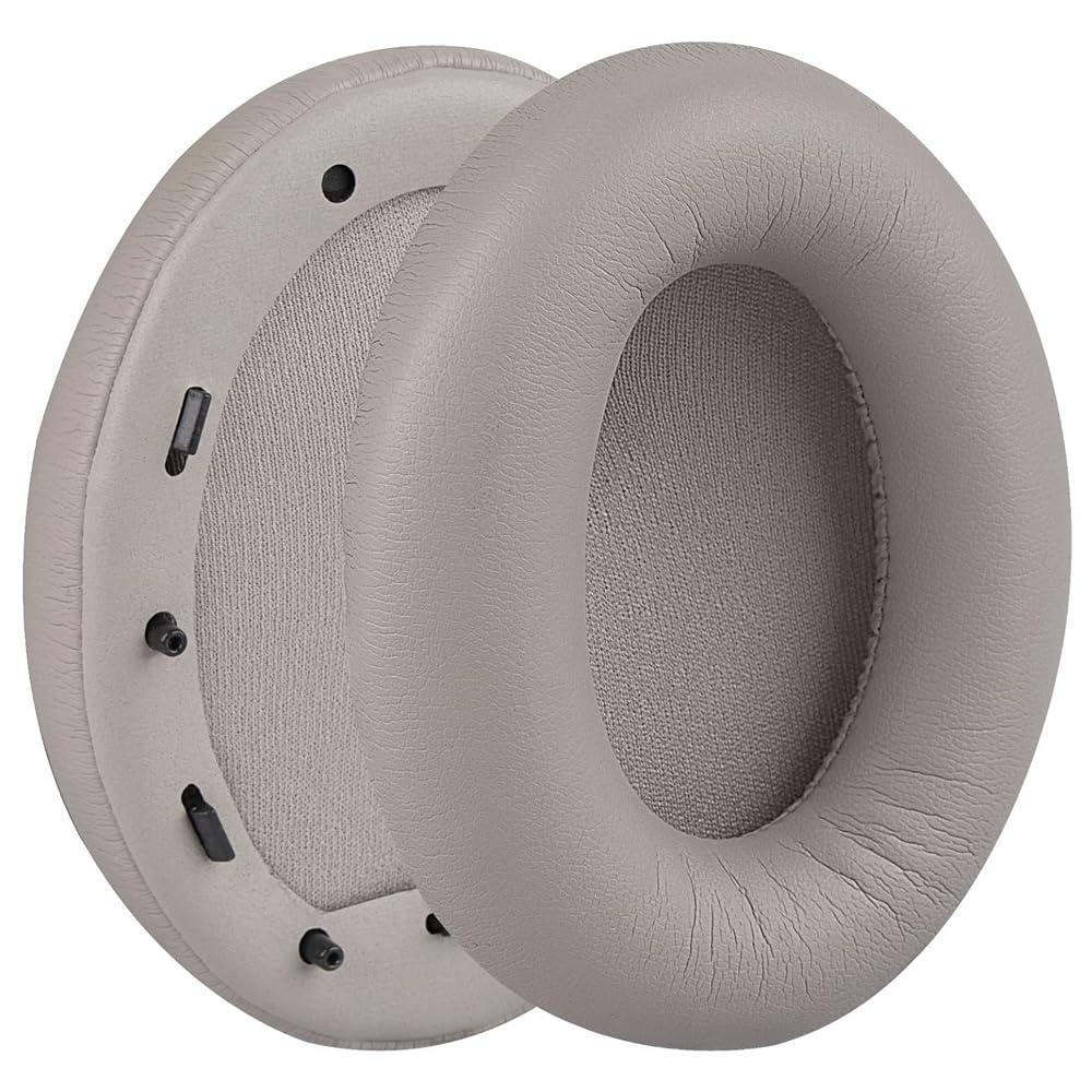 BUTIAO WH-1000XM4 Ear Pads for Sony Headphones, BUTIAO Replacement Earpads Ear Cups Cushion Muffs for Sony WH 1000XM4 Over-Ear Headphones with Protein Leather Noise Isolation Memory Foam - Champagne