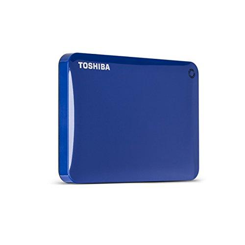 Toshiba Toshiba Canvio Connect II 2TB Portable Hard Drive, Blue (HDTC820XL3C1)