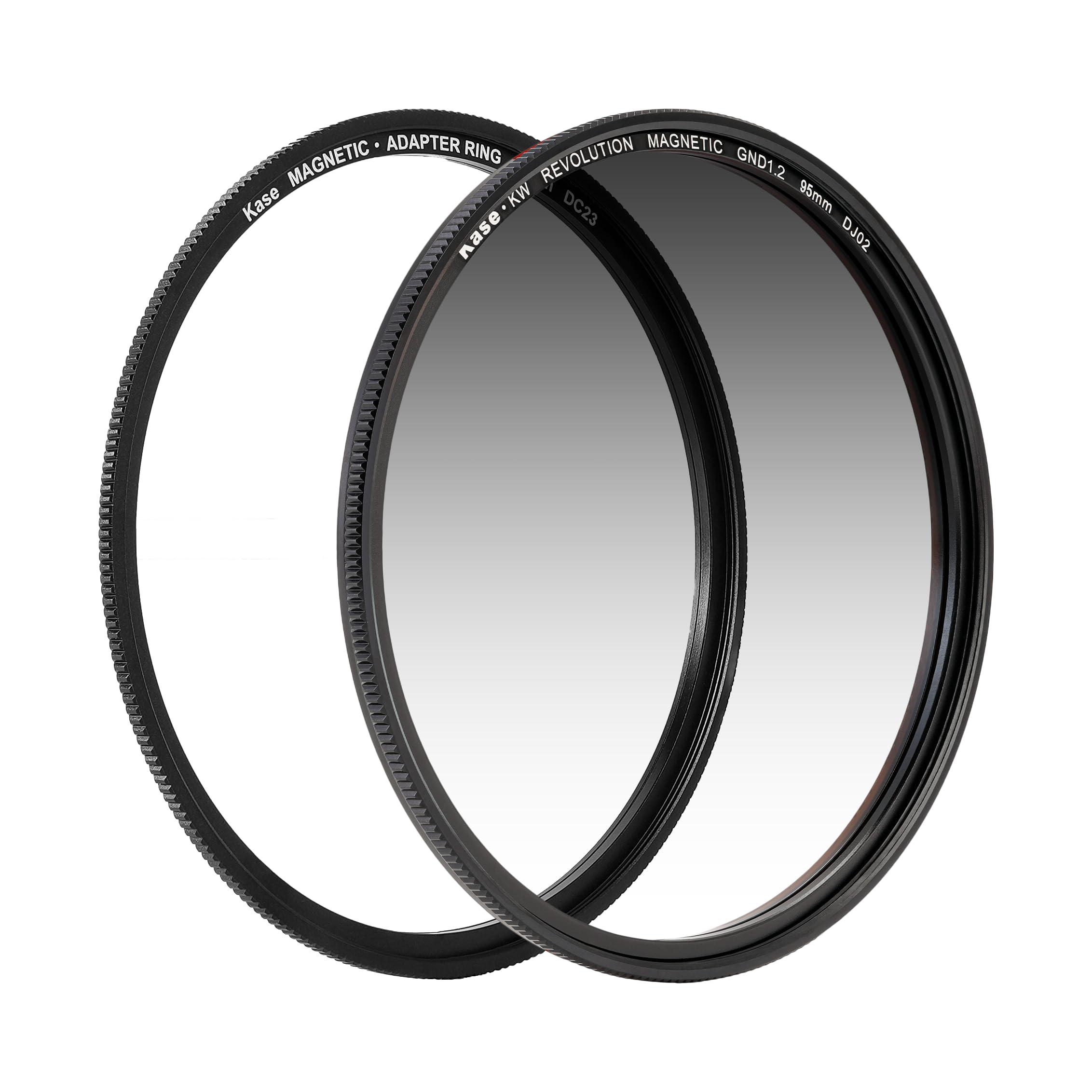 Kase Kase Wolverine Revolution Magnetic 95mm Soft Grad 1.2 ND16 4 Stop Shockproof Tempered Optical Glass Filter & Adapter