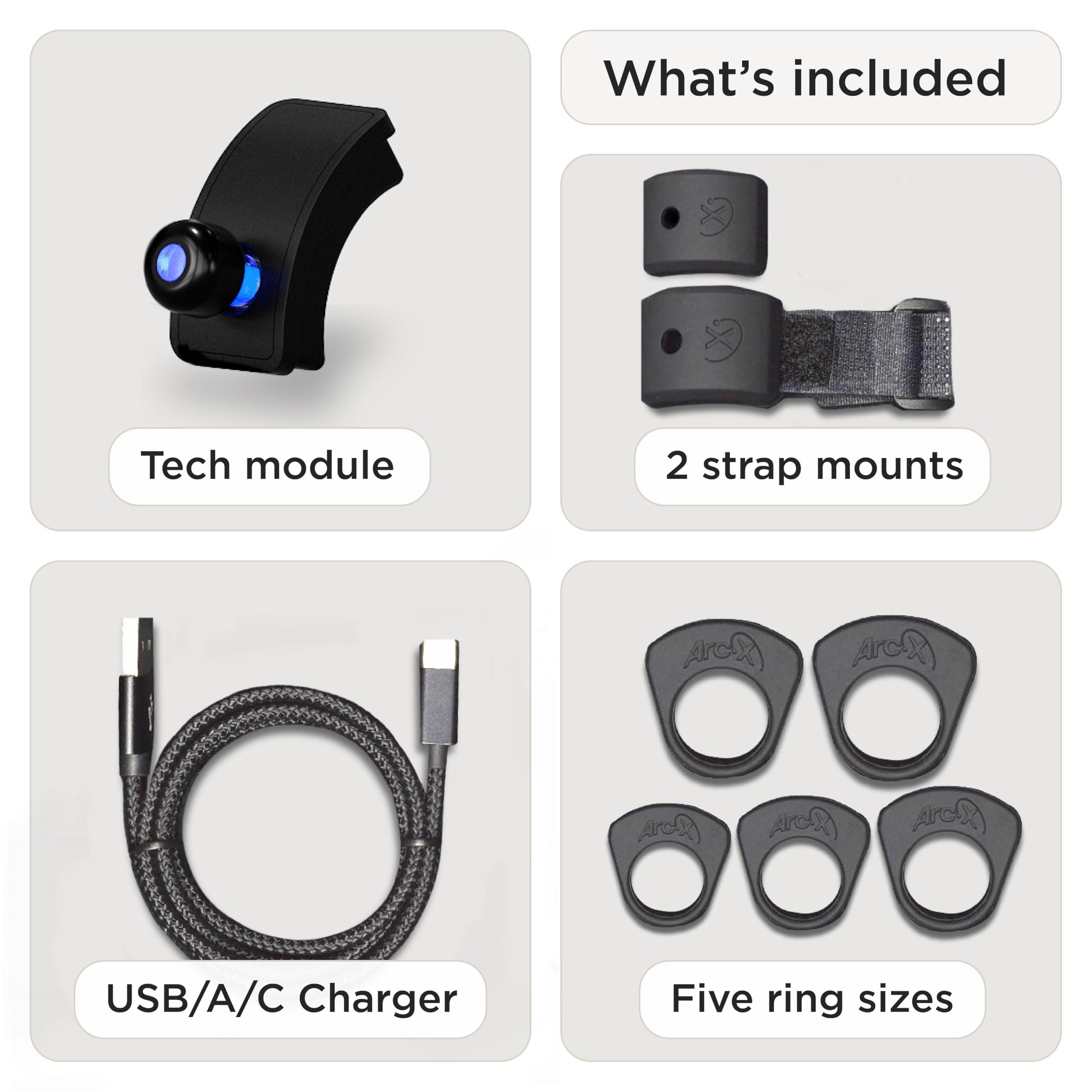 ArcX ArcX Bluetooth Smart Ring Remote Control - Waterproof, Super Light, Multi-Function Wearable Technology for The Ultimate Hands Free Control of Any Device