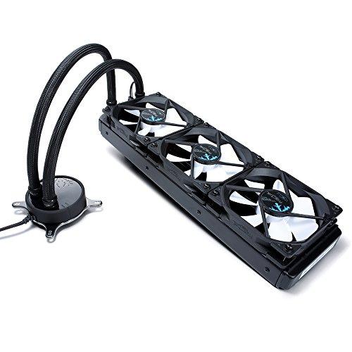 Fractal Design Fractal Design Celsius S36-360 mm Radiator Silent Liquid CPU Cooler PWM Intelligent Controls 3X Fractal Design Dynamic X2 PWM GP-12 120 mm Silent Fans Included 1/4 Inch Fitting Blackout