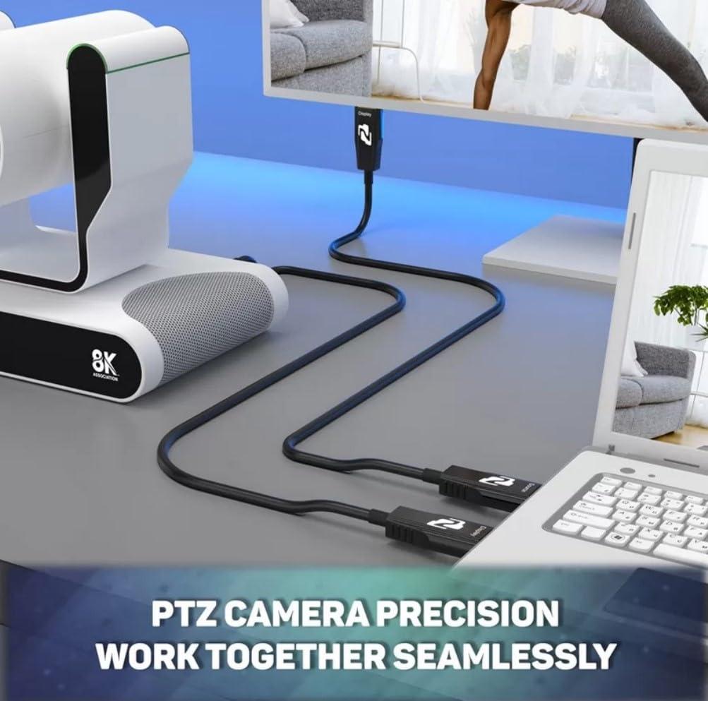 BZB GEAR BZB GEAR 8K Ultra HD HDMI 2.1 48Gbps Active Optical Cable - 75m/250ft - BG-CAB-H21A75