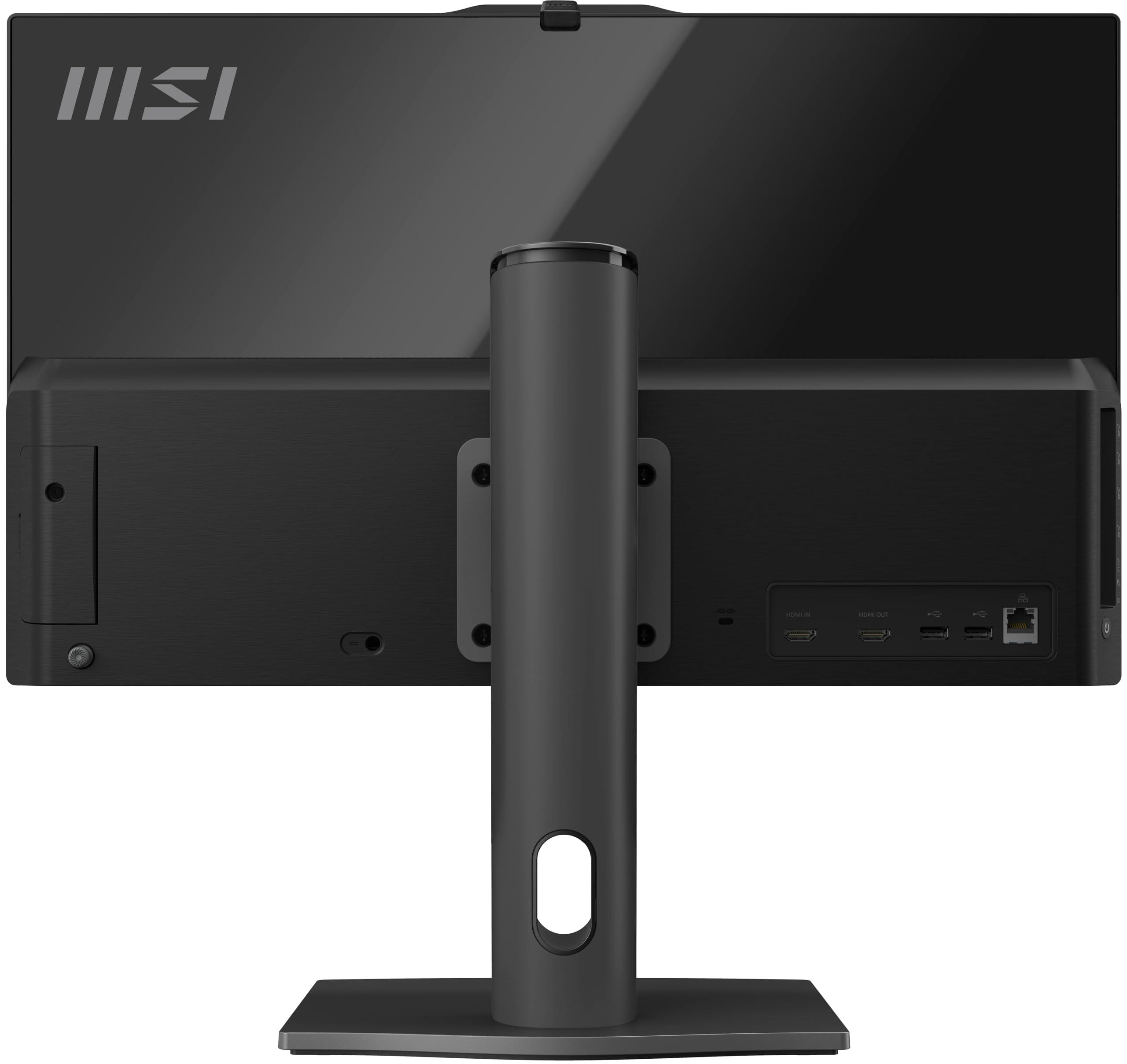 MSI MSI Modern AM242TP AIO Desktop: 23.8" FHD, Intel Core 5-120U, 16GB Memory, 1TB M.2 NVMe SSD, Windows 11 Pro: Black 1M-1095US