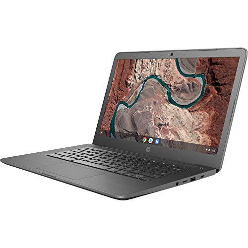 HP HP Chromebook 14-inch Laptop with 180-Degree Hinge, Touchscreen Display, AMD Dual-Core A4-9120 Processor, 4 GB SDRAM, 32 GB eMMC Storage, Chrome OS (14-db0060nr, Chalkboard Gray) (Renewed)