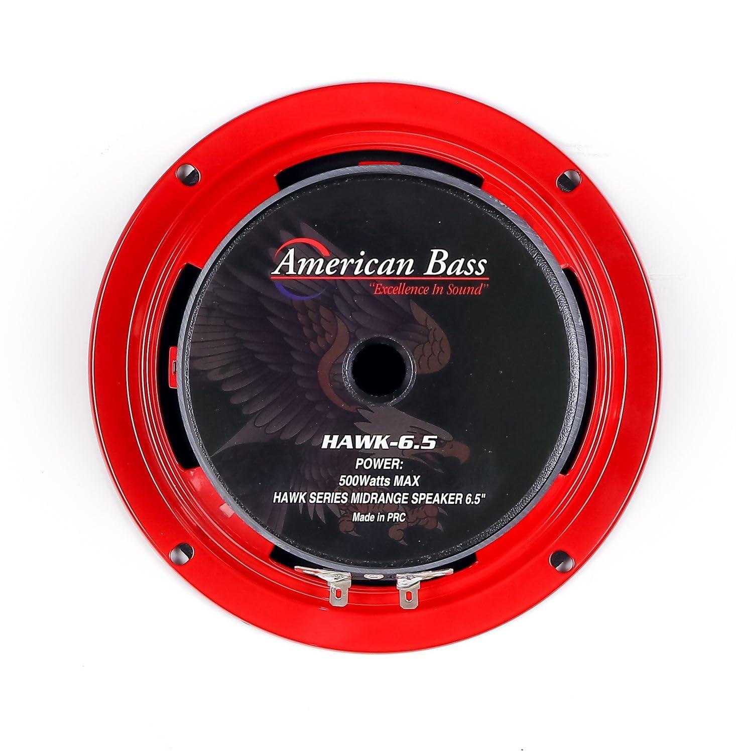 American Bass American Bass Hawk 6.5" Midrange Speaker, 500