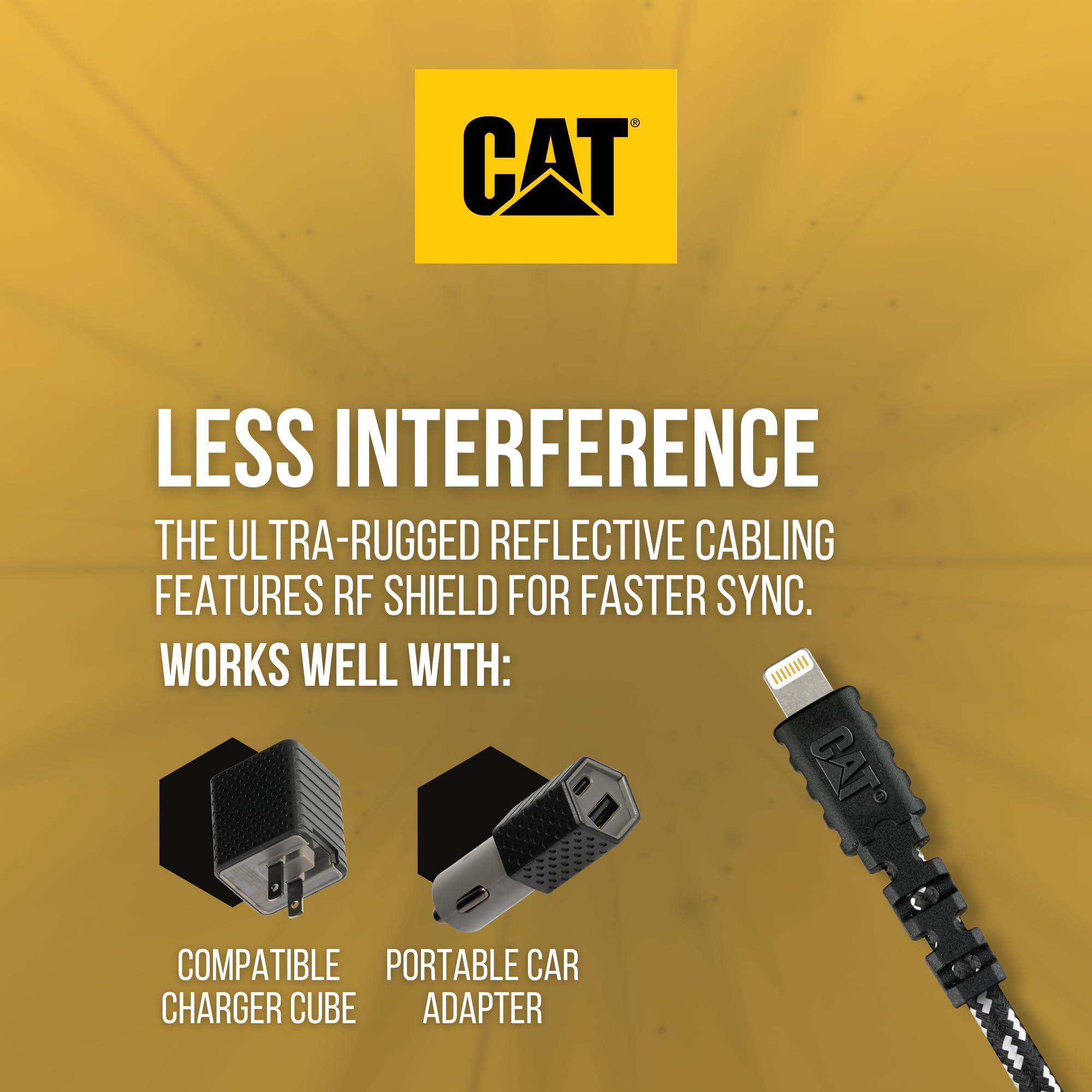 CAT CAT MFI Apple Certified Lightning Cable - 10 Ft iPhone USB C to Lightning Cable Fast Charging Charge Plus Sync Charger Cord for Cell Phone Type C Cable