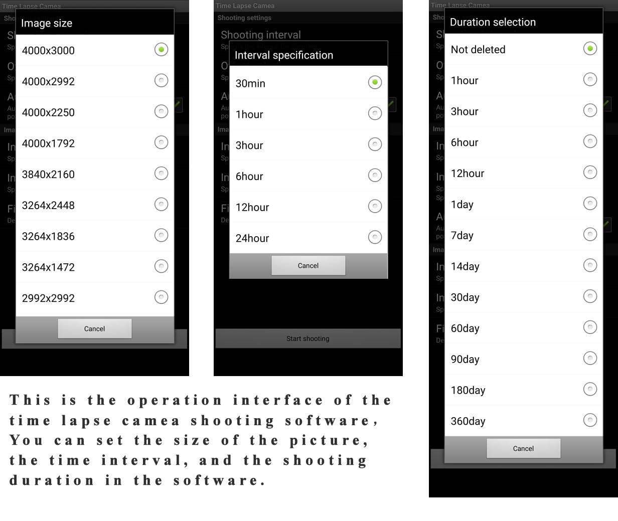 JPCRMOV JPCRMOV Time Lapse Camera, 4K Interval Timer Shooting Camera Outdoor Construction, Constructions Sites, House Building, Plant Growth, Waterproof housing for Professional Photographers