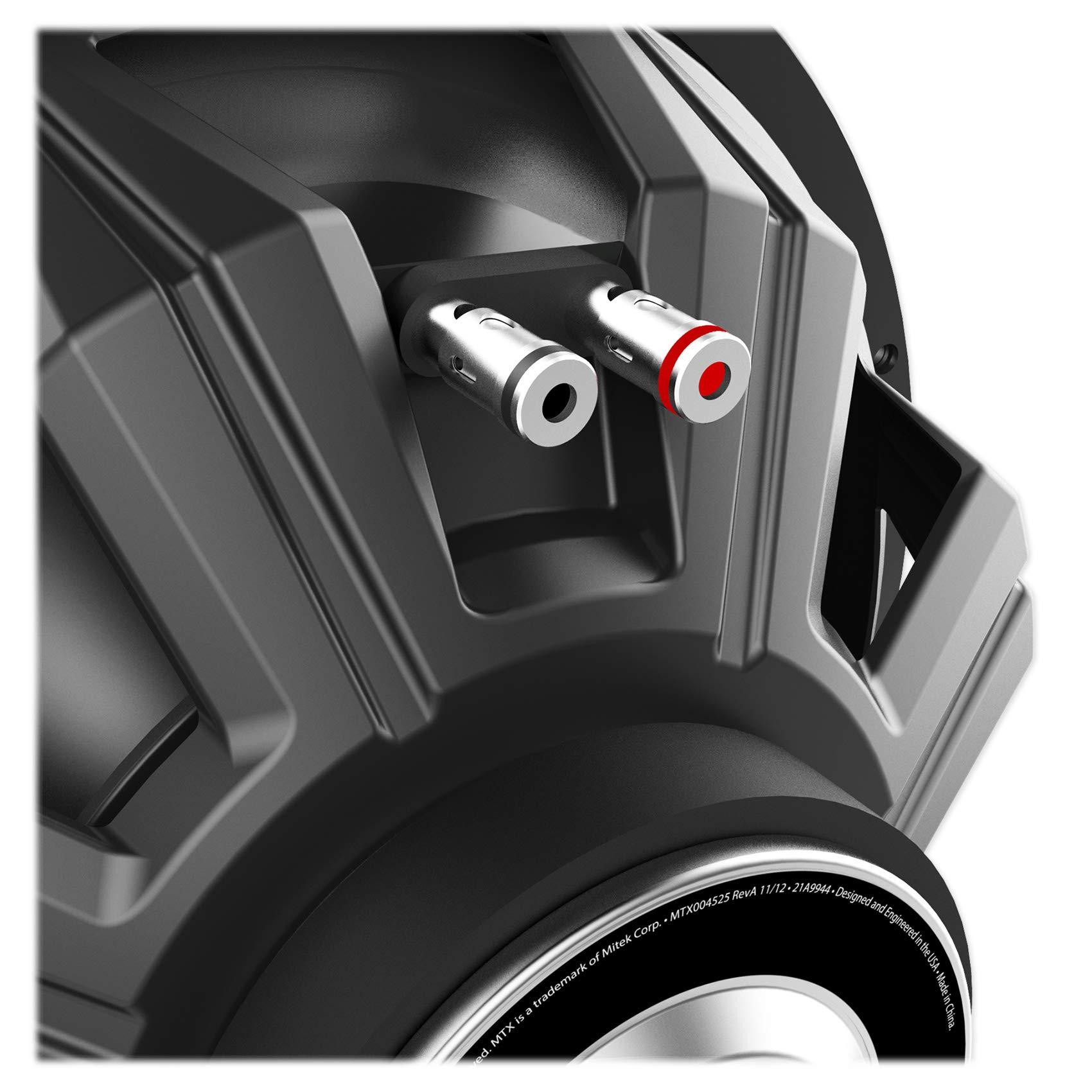 MTX (2) MTX 3512-02 12" 1000w SVC 2-ohm Car Audio Subwoofers+Mono Amplifier+Amp Kit