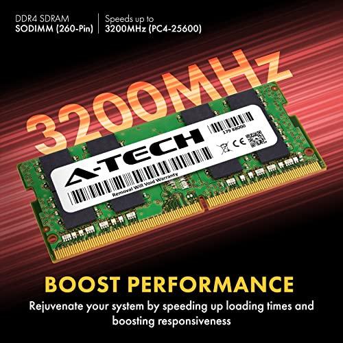 A-Tech A-Tech 128GB (4x32GB) DDR4 3200 MHz SODIMM PC4-25600 (PC4-3200AA) CL22 2Rx8 Non-ECC Laptop RAM Memory Modules