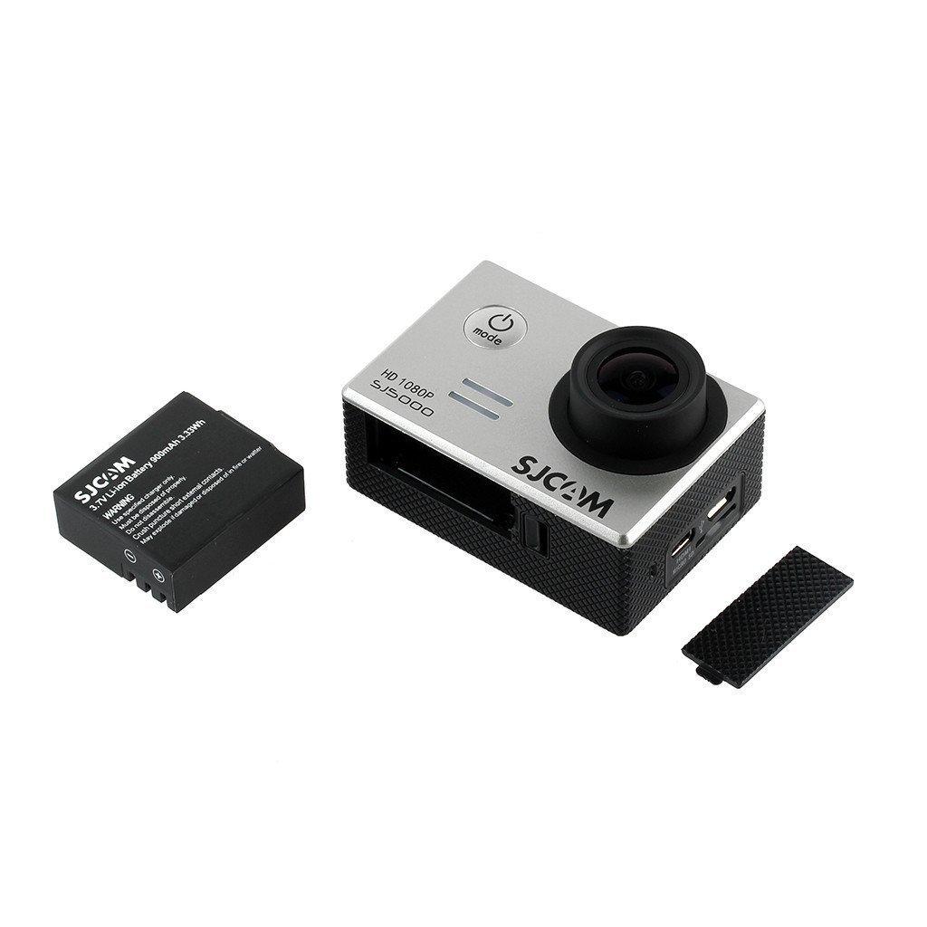 SJCAM SJCAM SJ5000 14MP 170 Wide Angle 2.0\'\' LCD 1080P Sport Action Camera Waterproof Cam HD Camcorder Outdoor for Vehicle Diving Swimming (Silver)