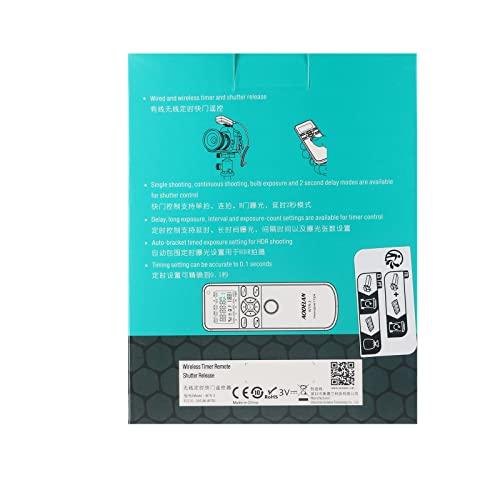 AODELAN AODELAN Camera Intervalometer Wireless Shutter Release Timer Remote Control for Sony a6400, a7III, a9, a77, a99, A7, A7 II, A7R IV, A7R II,A7RIII, a77II, a6500, a6300; Replace RM-L1AM and RM-SPR1