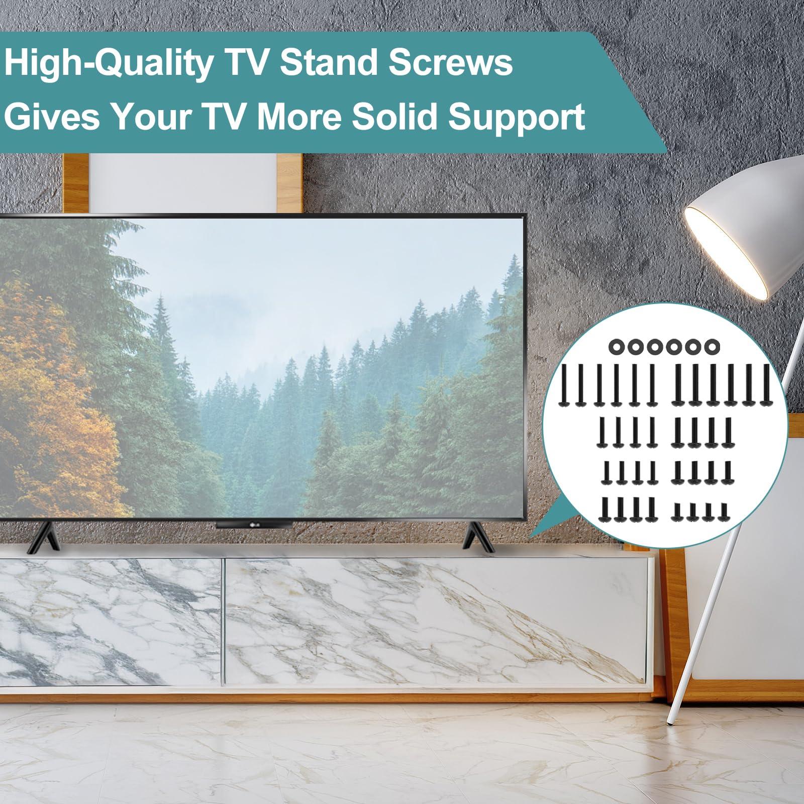 Yaotieci TV Mount Screws for LG TV Stand Replacement Base Screw, TV Stand Screw for LG 27" 32" 43" 49" 50" 55" 60" 65" 70" 75" 86" Legs