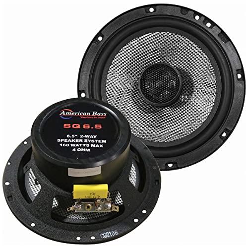 American Bass (-NEW-) American Bass SQ6.5 6.5 Inch Speaker 160 Watts 2 Way