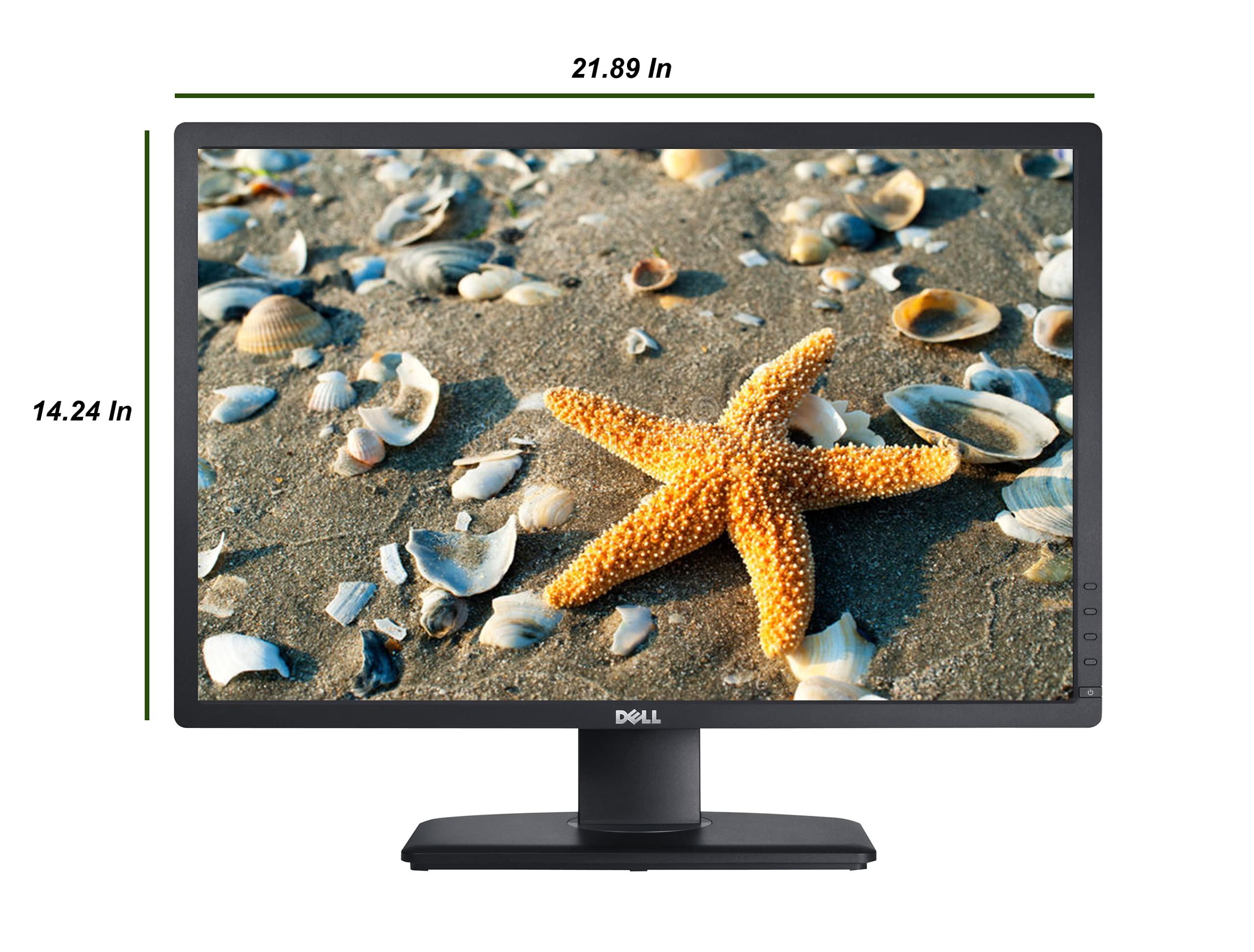 Dell Dell U2412M UltraSharp 24 Inch LED Backlit Monitor, VGA, Display Port, DVD-D Port, Audio DC Out, 16.7 Million Colors, 178 Degree Viewing Angle, Vertical Horizontal Refresh Rate : 60/80 (Renewed)