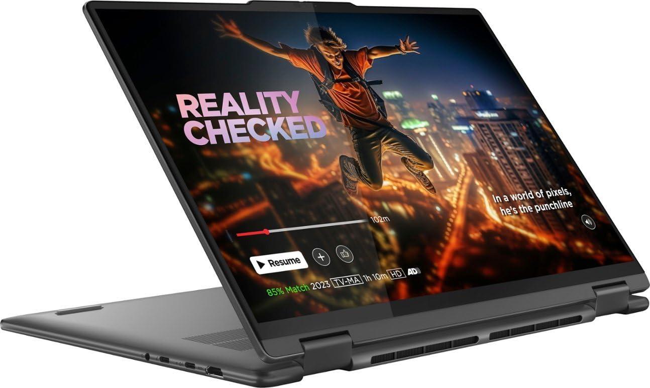 Lenovo Lenovo Yoga 7i 2-in-1 Business Laptop 16.0" Touch FHD + IPS (Intel Core Ultra 7 155U (Beats i7-1335U), 16GB LPDDR5X, 1TB SSD, Backlit KYB, FP Reader, 2 Thunderbolt 4, Win11P) w/AI Copilot & DKZ Hub