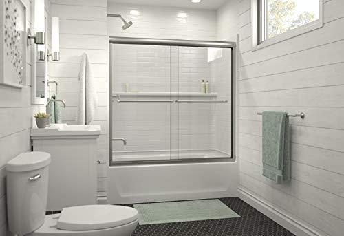 Kohler Bathroom Towel Holder by KOHLER, Towel Bar, Purist Collection, Vibrant Brushed Nickel, K-14436-BN