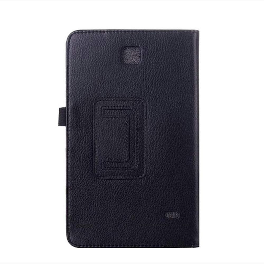 BSTLY Tablet Case for Samsung Galaxy Tab4 7.0 T230 Leather case Litchi Pattern Bracket Tablet Computer case T231 Protective Cover Purple Applicable to T230/T231/T235