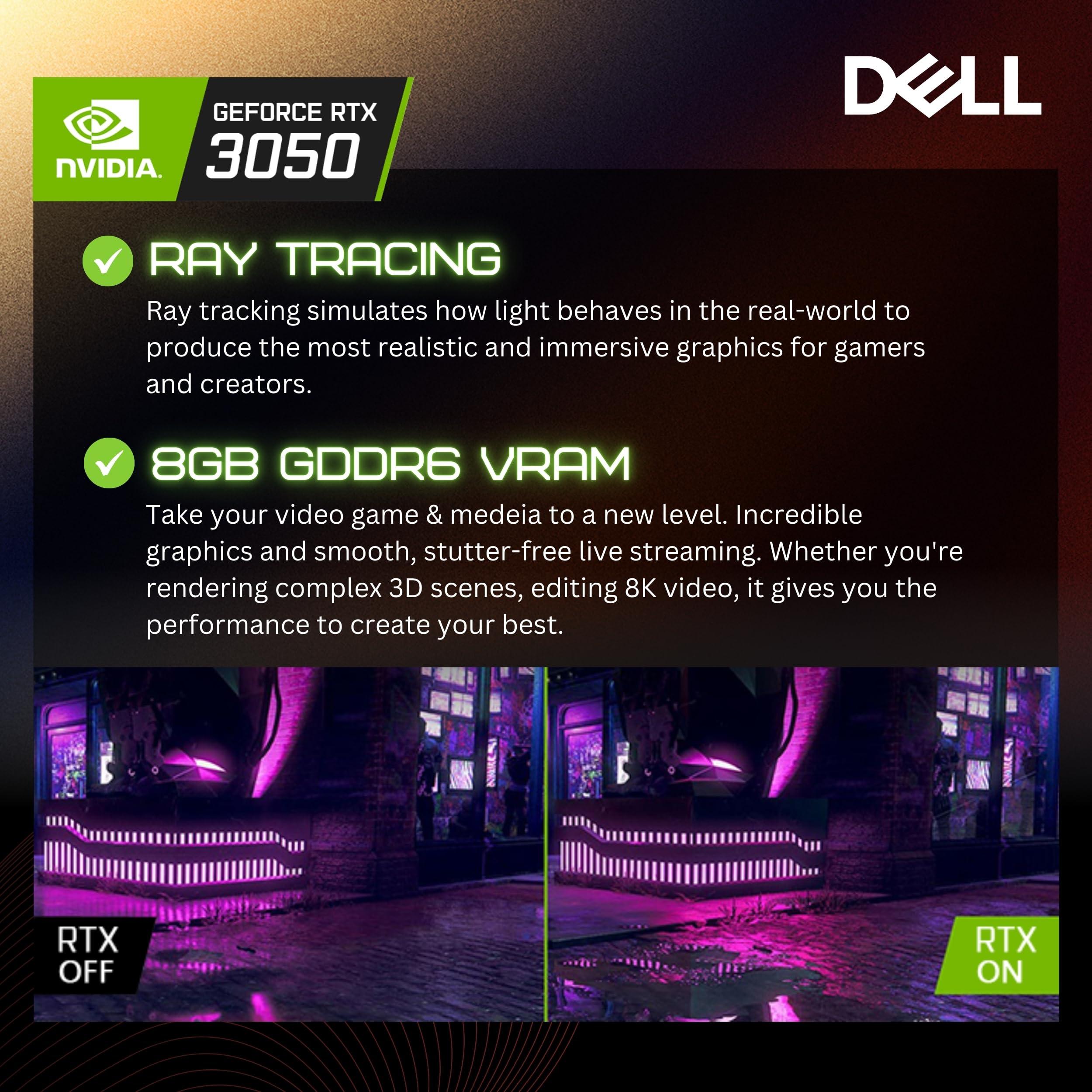 Dell Dell Inspiron 3030 Desktop Tower, 14th Gen Intel Core i7-14700F(>i9-12900F, 5.40 GHz), GeForce RTX 3050, Prebuilt PC, WiFi 6, Bluetooth, Keybaord, Mouse, Windows 11 Home, Blue(16GB DDR5 RAM | 1TB SSD)