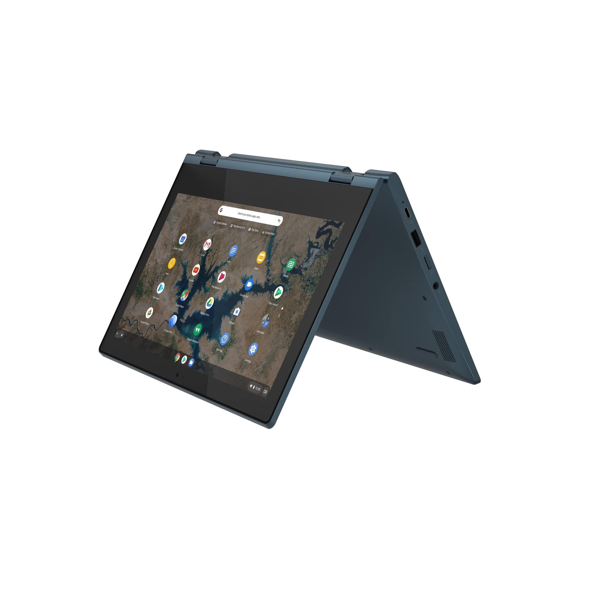 Lenovo Lenovo NB IP Flex 3 CB 11IGL05 N4020 4G 32G CRM, Blue, 82BB0009US