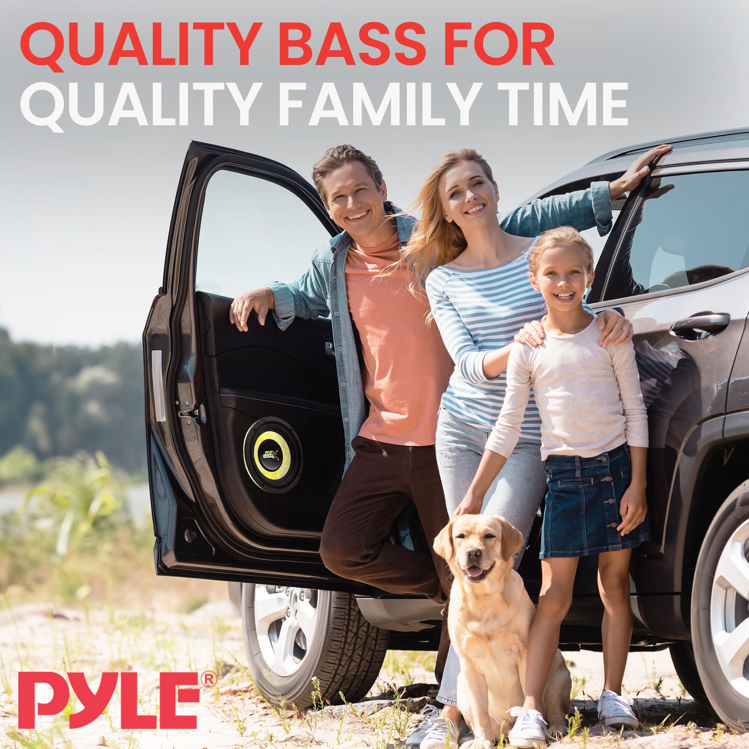 Pyle Pyle Car Mid Bass Speaker System - Pro 5 Inch 200 Watt 4 Ohm Auto Mid-Bass Component Poly Woofer Audio Sound Speakers For Car Stereo w/ 30 Oz Magnet Structure, 2.2 Mount Depth Fits OEM - PLG54