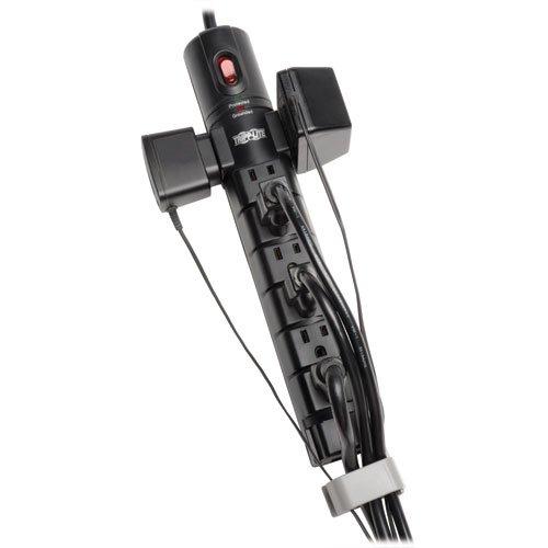 Tripp Lite Tripp Lite 8 Outlet Surge Protector Power Strip, 6ft Cord Right Angle Plug, Tel/Modem, & $150K INSURANCE (TLP806TEL)