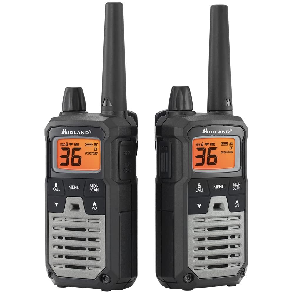 Midland Midland T290VP4 High Powered GMRS Two Way Radios - 8 Pack Bundle w/Headsets & Chargers