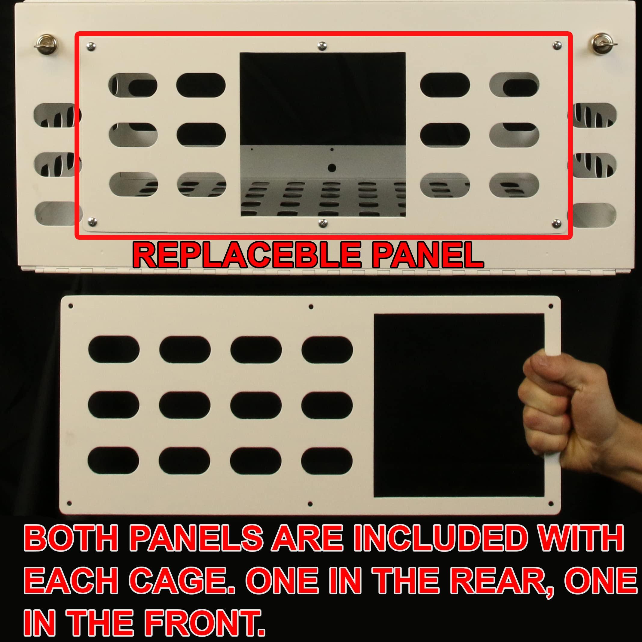 BMS BMS Large, Wall-Mount Anti-Theft Projector Protector Cage with wall mounting brackets (28.5" x 33.7" x 12")