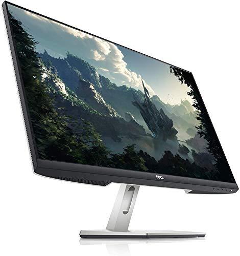 Dell Dell Newest 27-inch QHD 1440p (2560 x 1440) IPS Ultra-Thin Bezel Monitor, 75Hz Refresh Rate, ADM FreeSync, HDMI, DisplayPorts, Built in Speakers, VESA Certified, Sliver