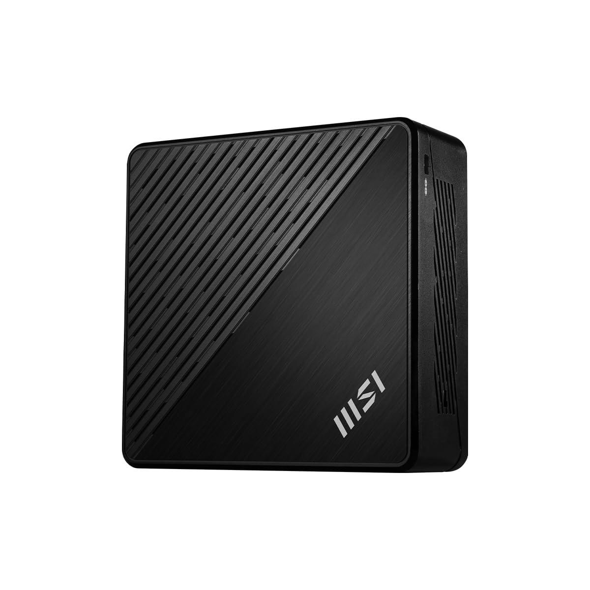 MSI MSI Cubi 5 12M-266US Mini Desktop Computer, Intel Core i3-1215U 1.2GHz, 8GB RAM, 1TB SSD, Windows 11 Home, Black