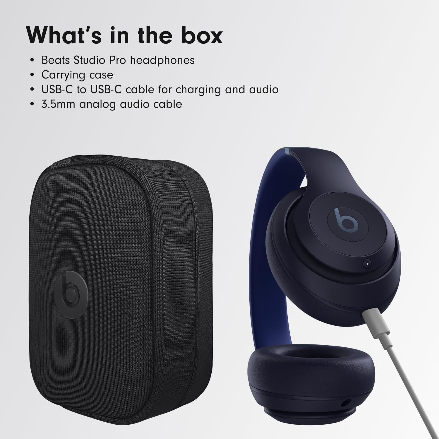 Beats Beats Studio Pro with AppleCare+ for Headphones (2 Years) - Navy