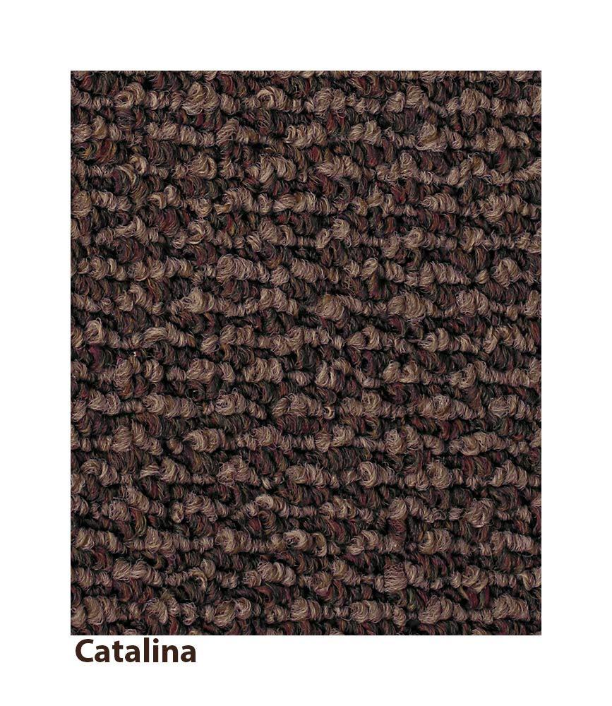 KOECKRITZ KOECKRITZ 9"x27" Dog Assist Carpet Stair Tread Set of 13 | Economical Solutions Simplistic Woven Loop/Berber People & Pet Friendly (Catalina Woods)