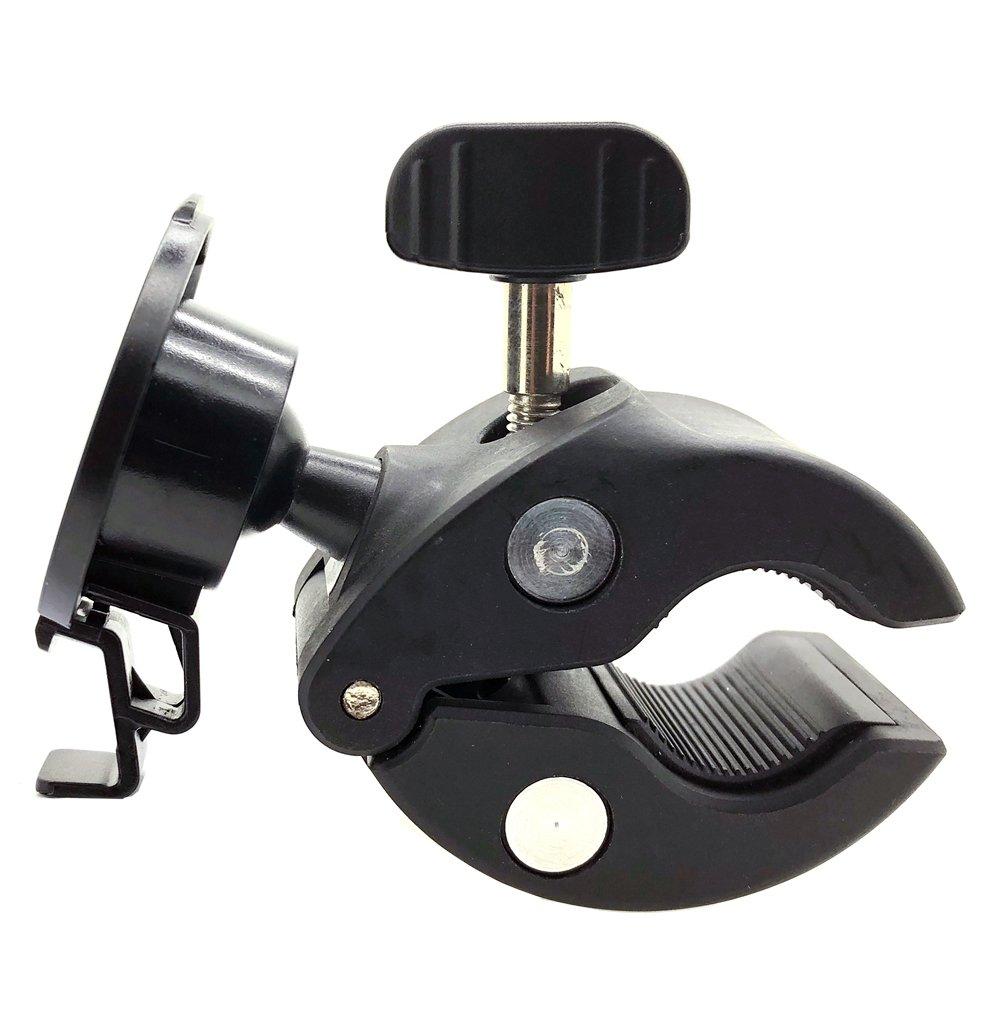 ChargerCity Heavy Duty Bike Motorcycle Clamp Mount Holder for Garmin DriveSmart 5 5LMT EX 50 51 51EX 55 55 55 60 60LMT 61 61 61 65 65LMT 7 7LMT 7LMT-S 70 70LMT 71 71EX GPS