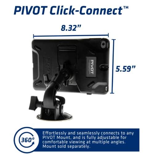 PIVOT PIVOT MN5 Versatile Tablet Case - Fits iPad Mini 5th gen & iPad Mini 4-360 Degree Protection - for Professional Pilots, General Aviation - Gray