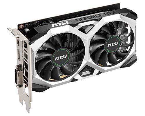 MSI MSI Gaming GeForce GTX 1650 128-Bit HDMI/DP/DVI 4GB GDRR6 HDCP Support DirectX 12 VR Ready OC Graphics Card (GTX 1650 D6 Ventus XS OC)