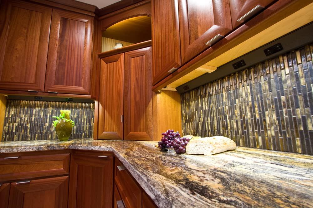 Hardware Resources Task Lighting TR Series Angle Power Strip, 24 inch, 2 Dual Receptacles, Bronze