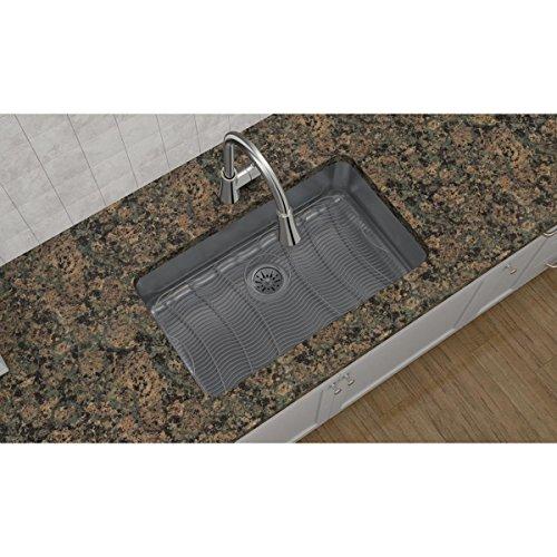 Elkay Elkay ELUH2816PD Lustertone Classic Single Bowl Undermount Stainless Steel Sink with Perfect Drain