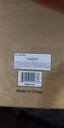 Pyle Pyle Portable Bluetooth Boombox Stereo System - 600 W Digital Outdoor Wireless Loud Speaker w/LED Lights, FM Radio, MP3 Player, USB, Wheels, w/ Karaoke Microphone, Remote Control - PBMSPG198, Black