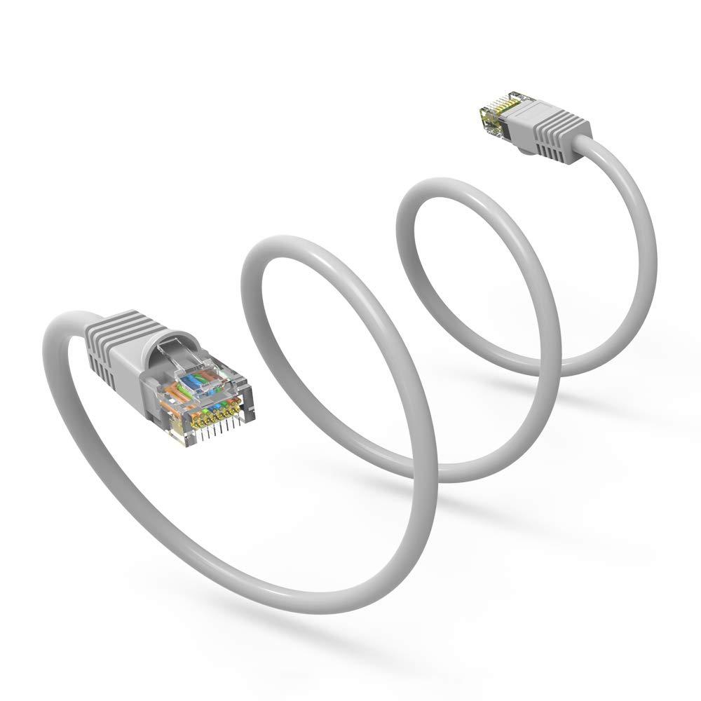 Cable Central LLC Cable Central LLC (Gray) Cat6 Ethernet Cable 6 Ft Cat6 Patch Cable, Cat6 Cable, Cat6 Network Cable, Internet Cable - 6 Feet