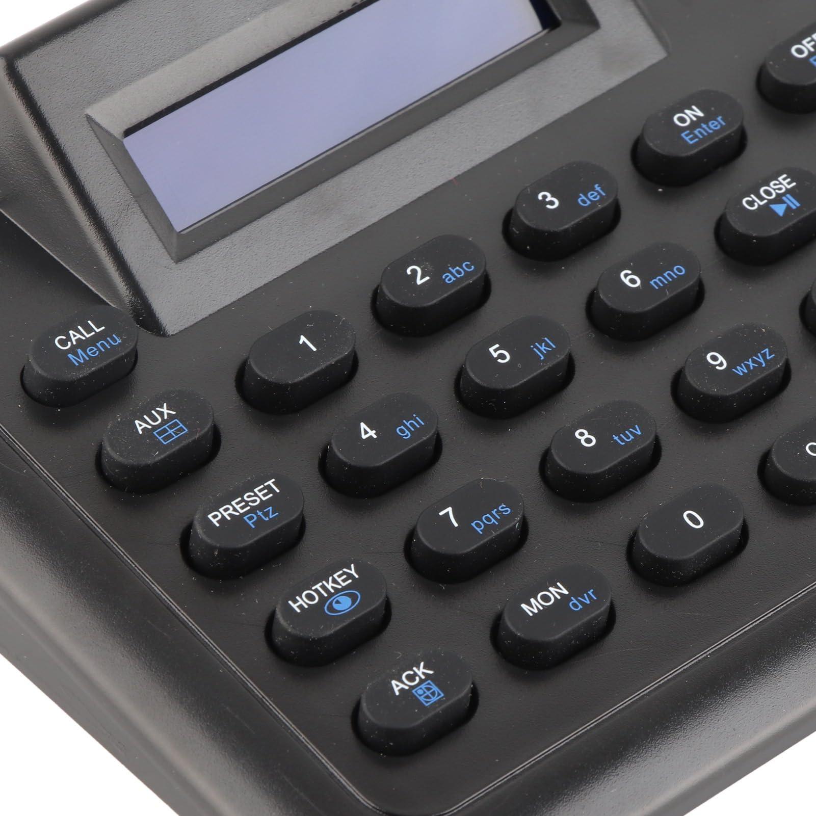 CHICIRIS PTZ Camera Keyboard, LCD Display Accurate Control PTZ Camera Controller 100-240V 3D for Surveillance (US Plug 100240V)